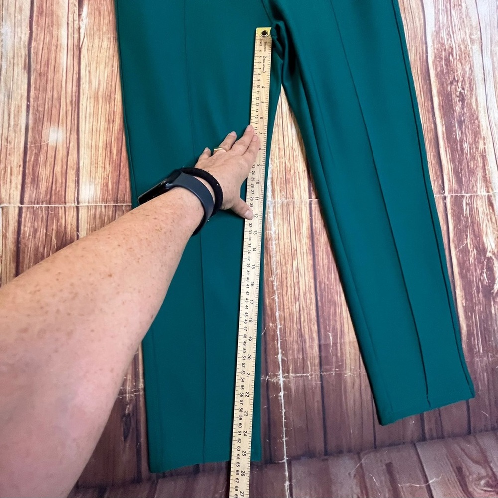R. Sofia Women’s Scuba Comfort Fit Green Pull-On Stretch Dress Pants Size Large - Picture 6 of 8